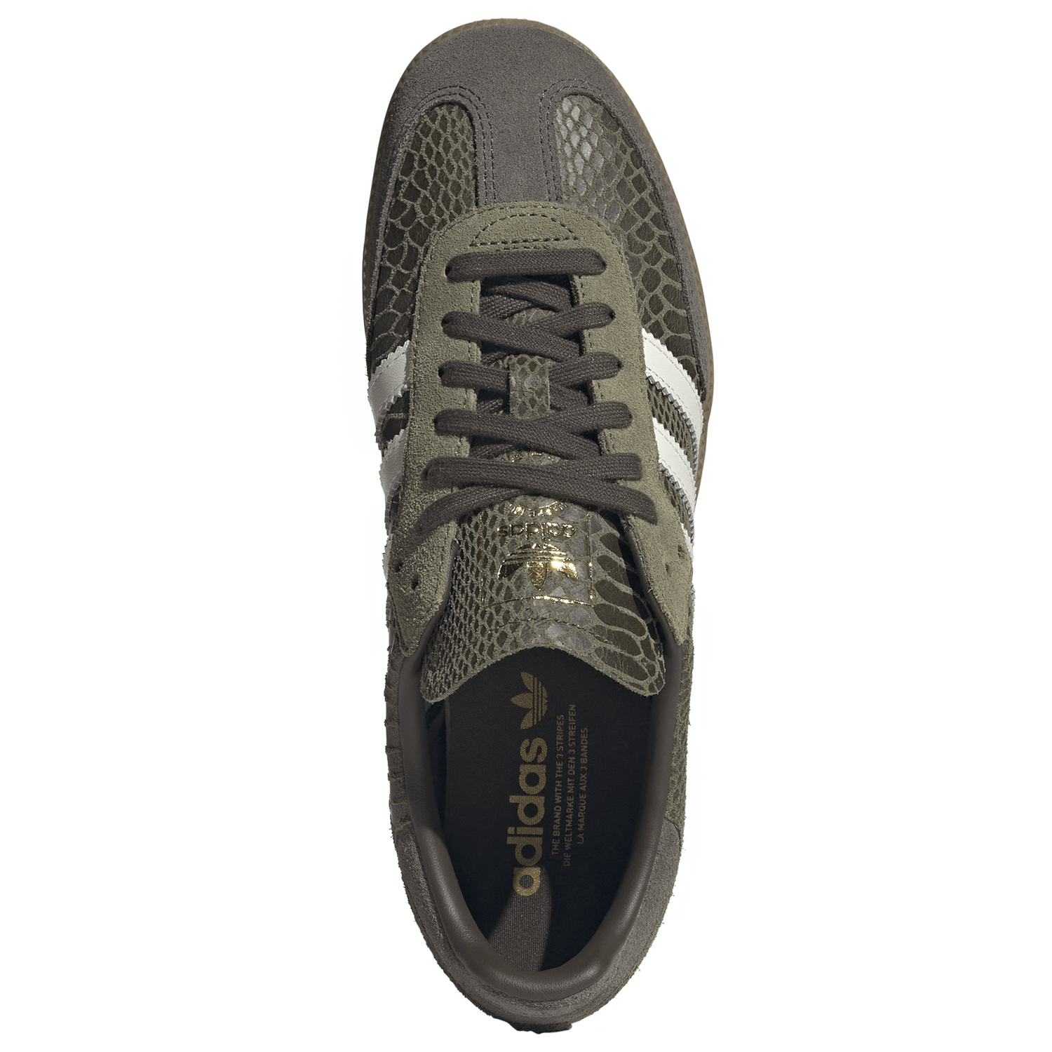 adidas Samba OG - Men's - Focus Olive/Off White/Gum