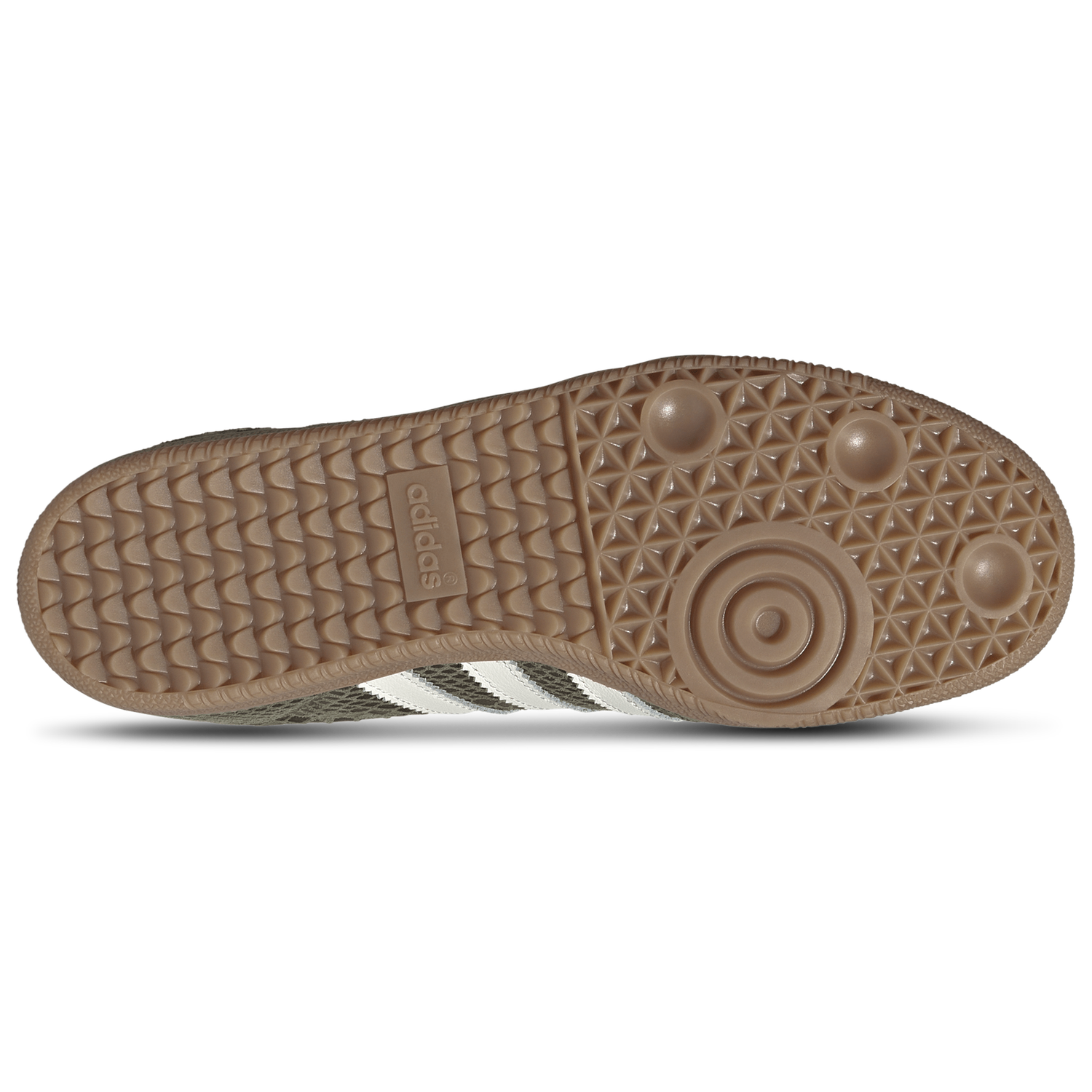 adidas Samba OG - Men's - Focus Olive/Off White/Gum