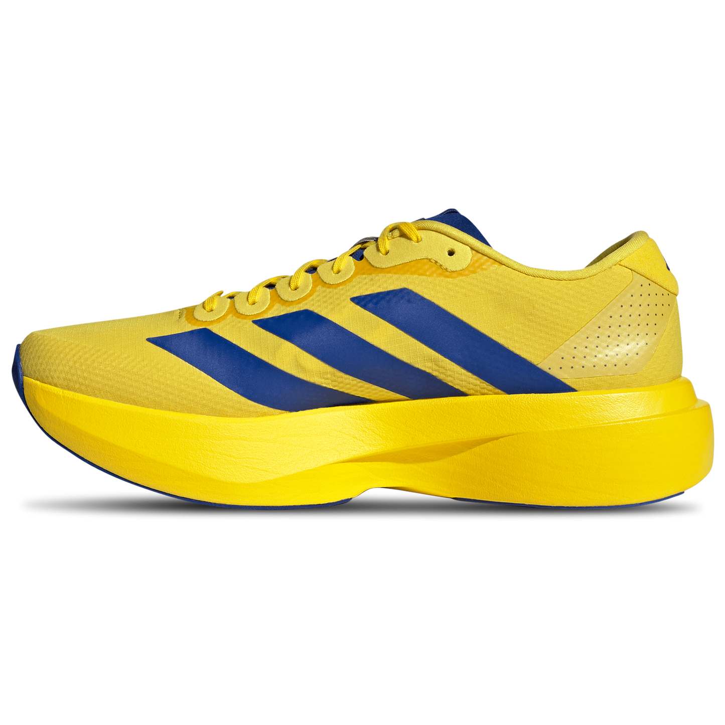 adidas Adizero Evo SL - Men's - Yellow/Team Royal Blue/Iron Met