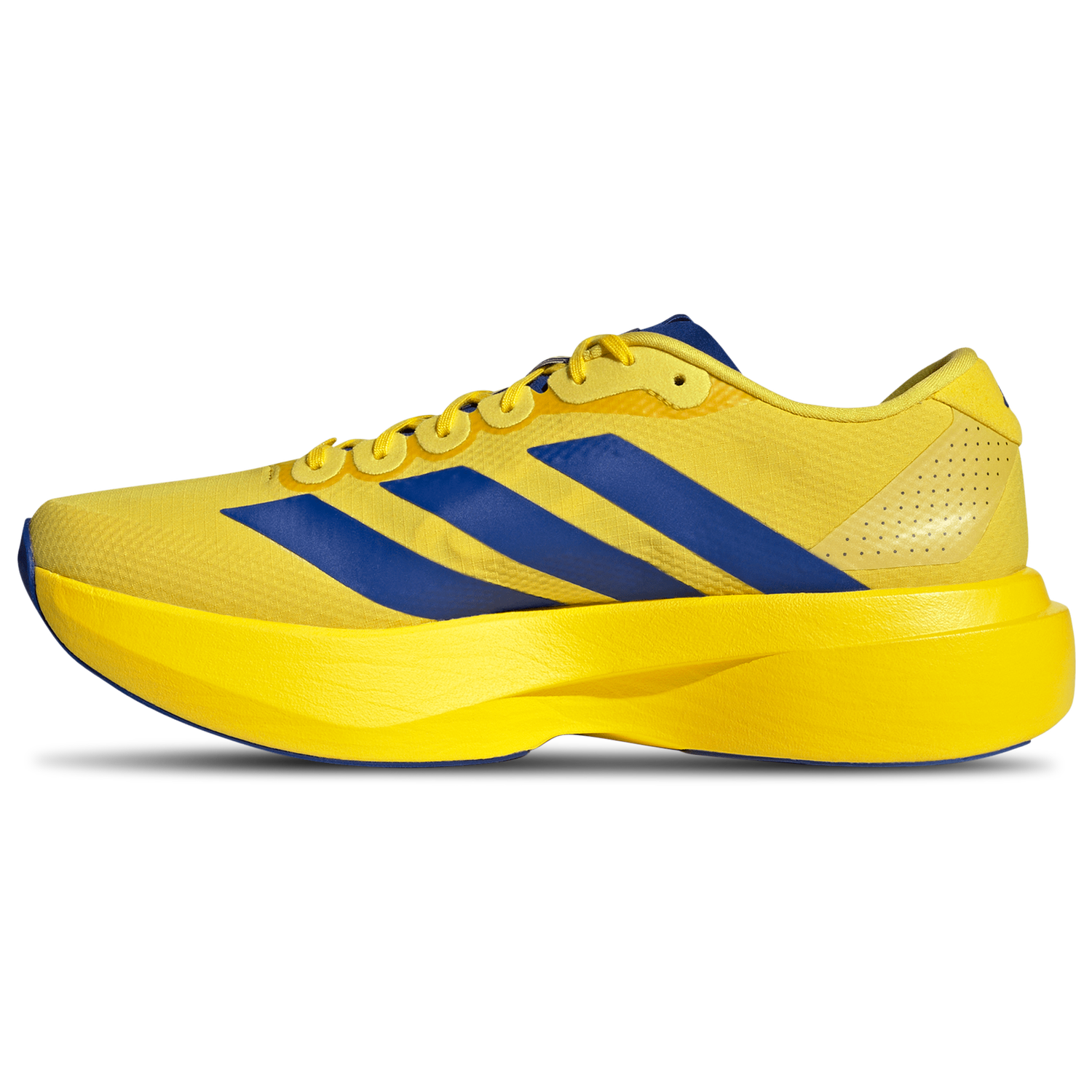adidas Adizero Evo SL - Men's - Yellow/Team Royal Blue/Iron Met