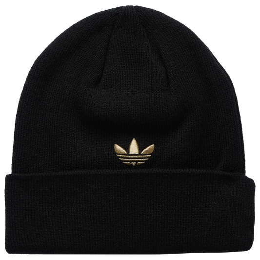 adidas Originals Off Set 3-Stripe Beanie - Men's - Black/Gold
