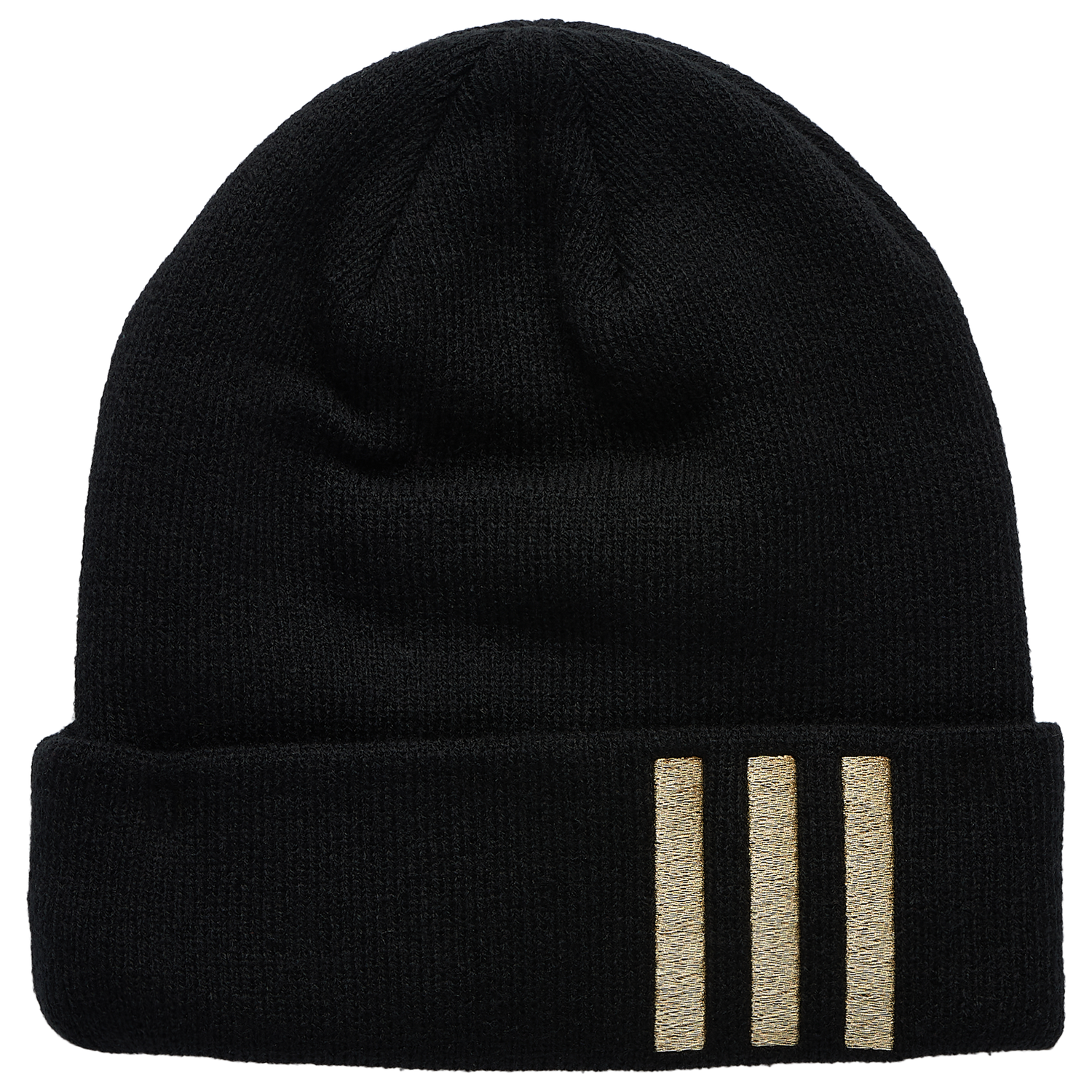 adidas Originals Off Set 3-Stripe Beanie - Men's - Black/Gold