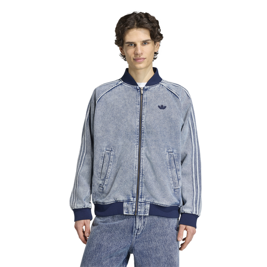 adidas Originals Superstar Track Top - Men's - Light Denim
