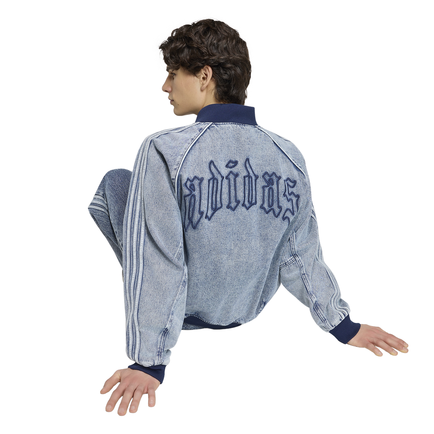 adidas Originals Superstar Track Top - Men's - Light Denim