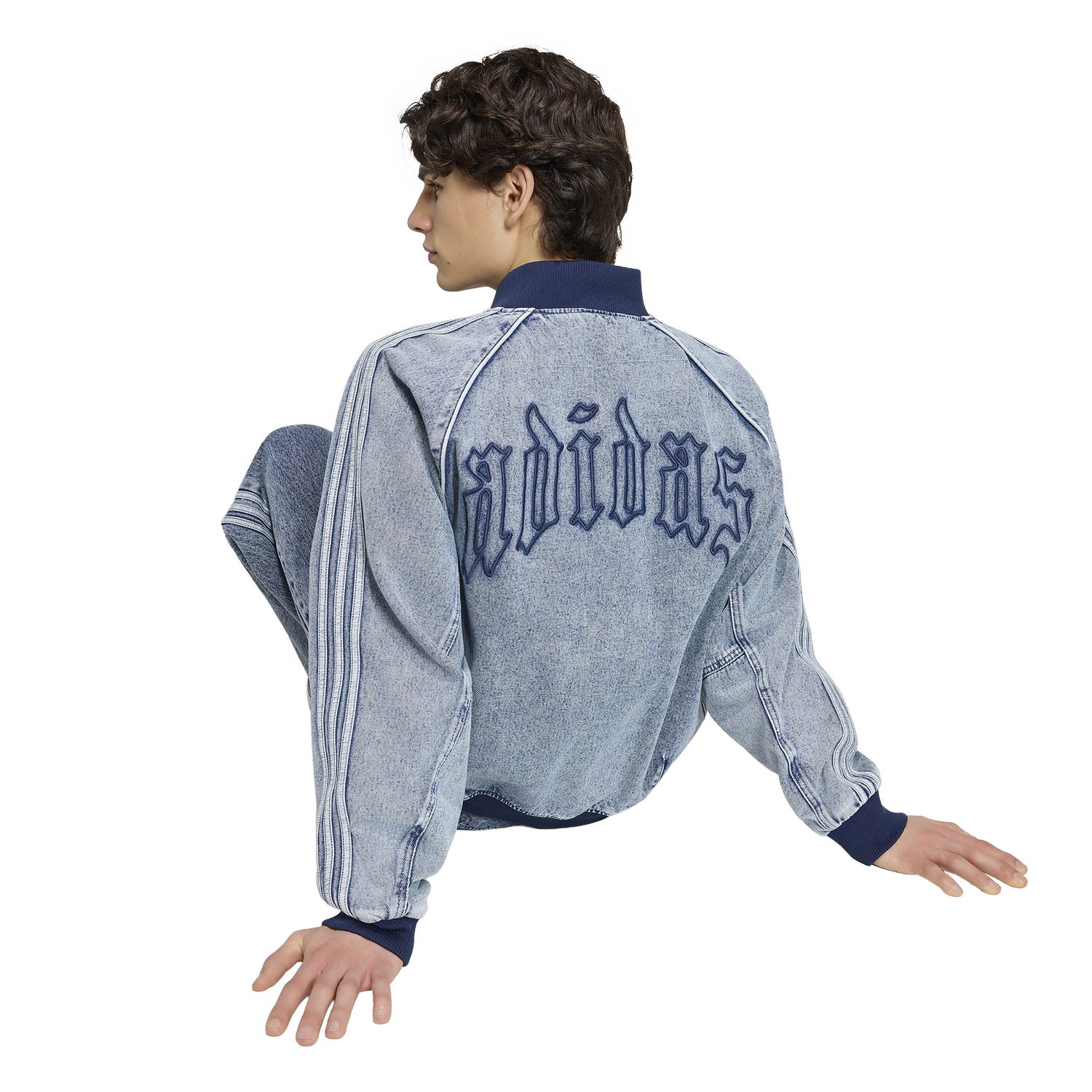 adidas Originals Superstar Track Top - Men's - Light Denim