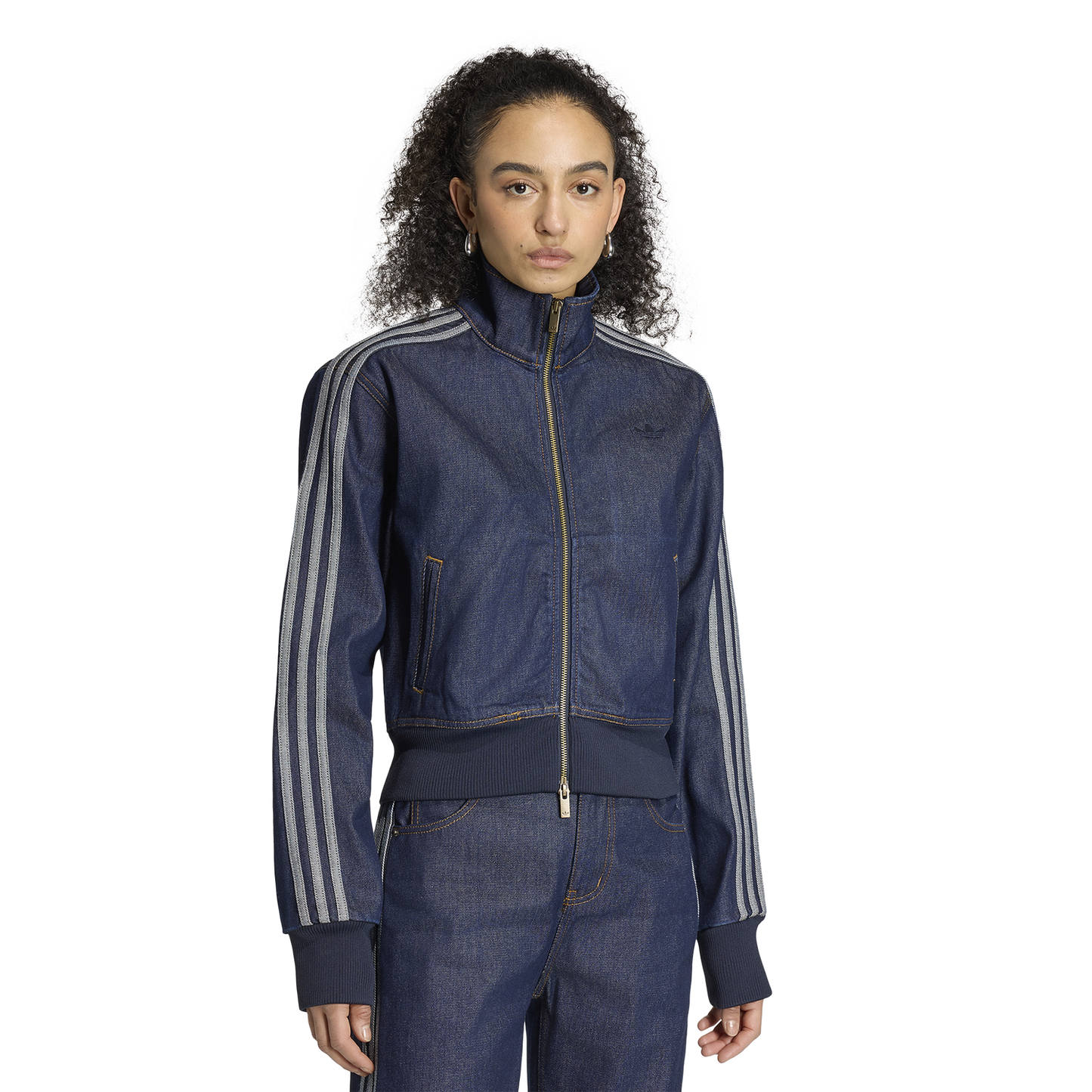 adidas FB Track Top Denim - Women's - Indigo Denim