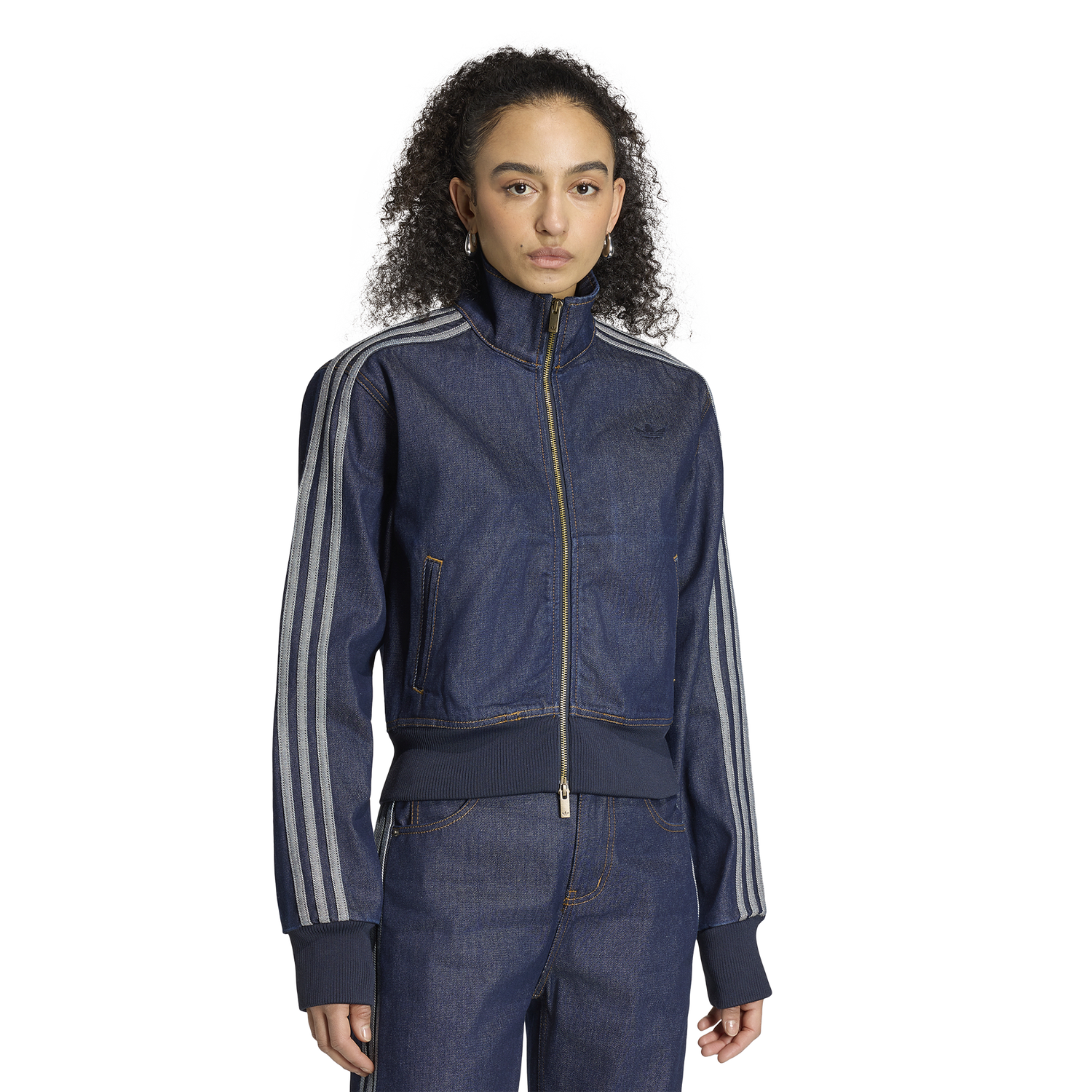 adidas FB Track Top Denim - Women's - Indigo Denim