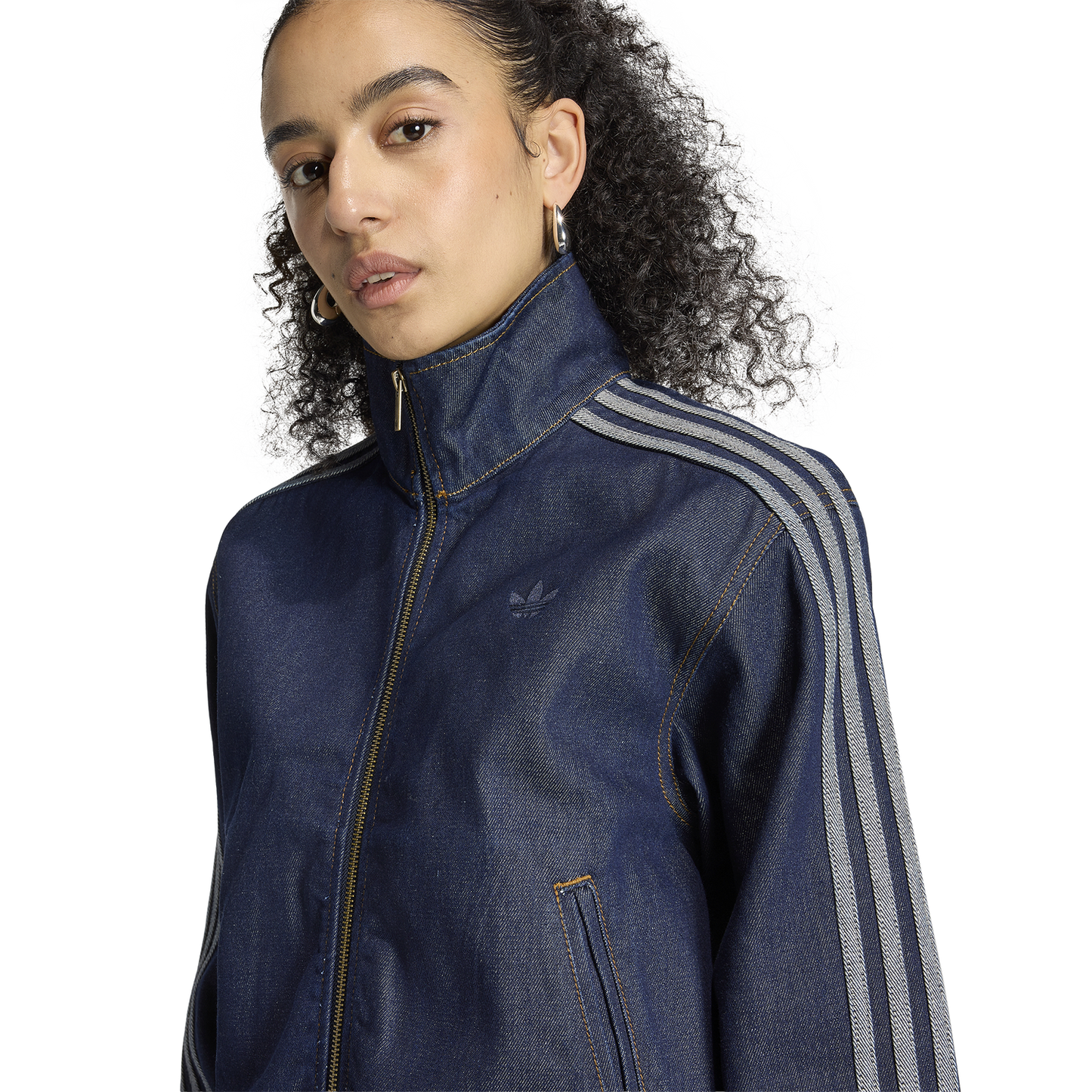 adidas FB Track Top Denim - Women's - Indigo Denim