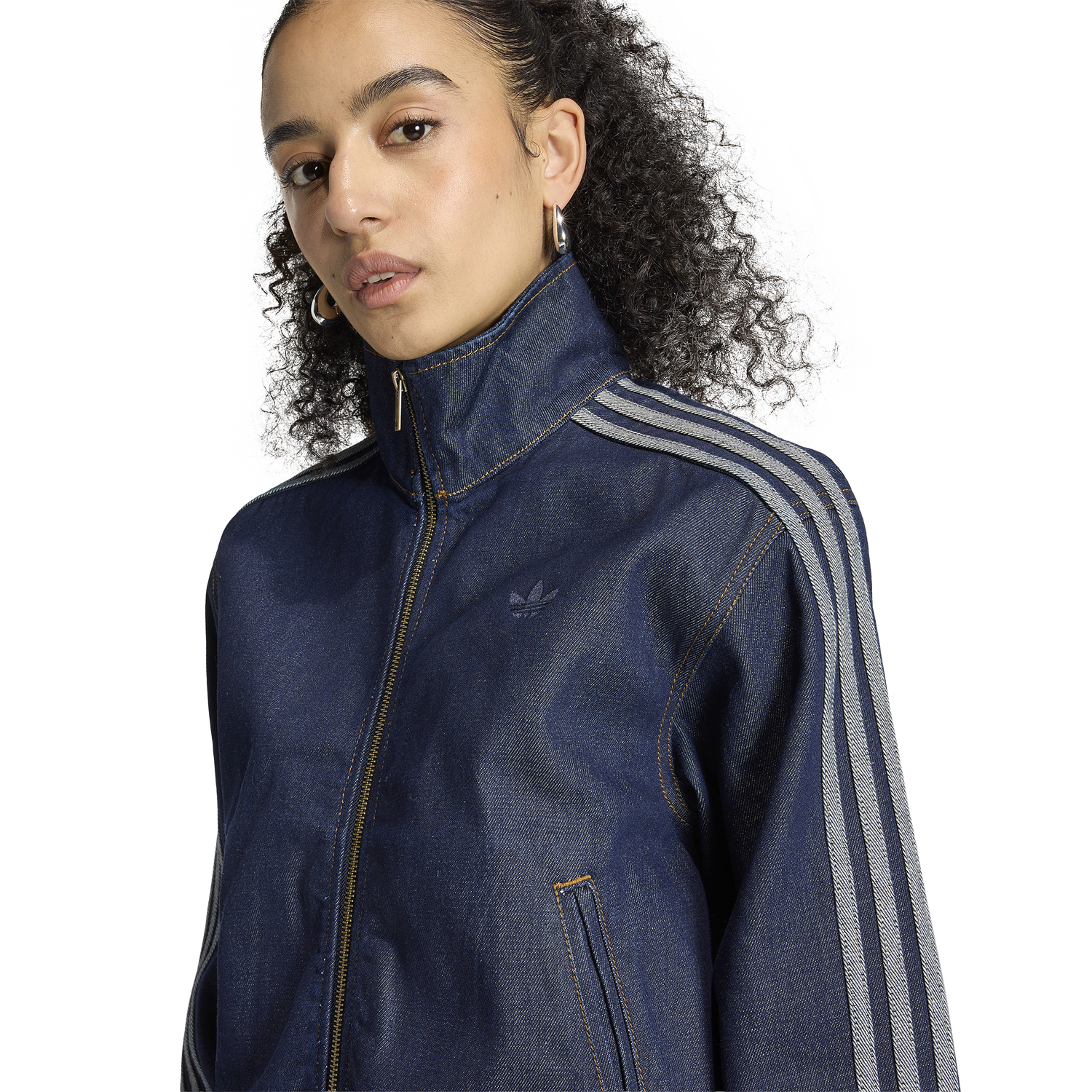 adidas FB Track Top Denim - Women's - Indigo Denim