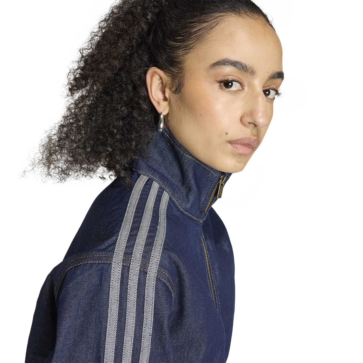 adidas FB Track Top Denim - Women's - Indigo Denim