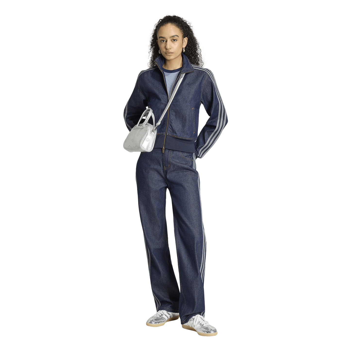 adidas FB Track Top Denim - Women's - Indigo Denim