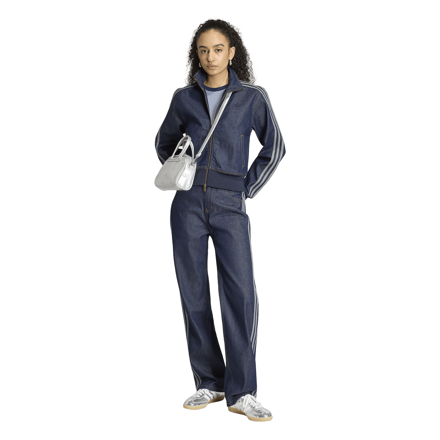 adidas FB Track Top Denim - Women's - Indigo Denim