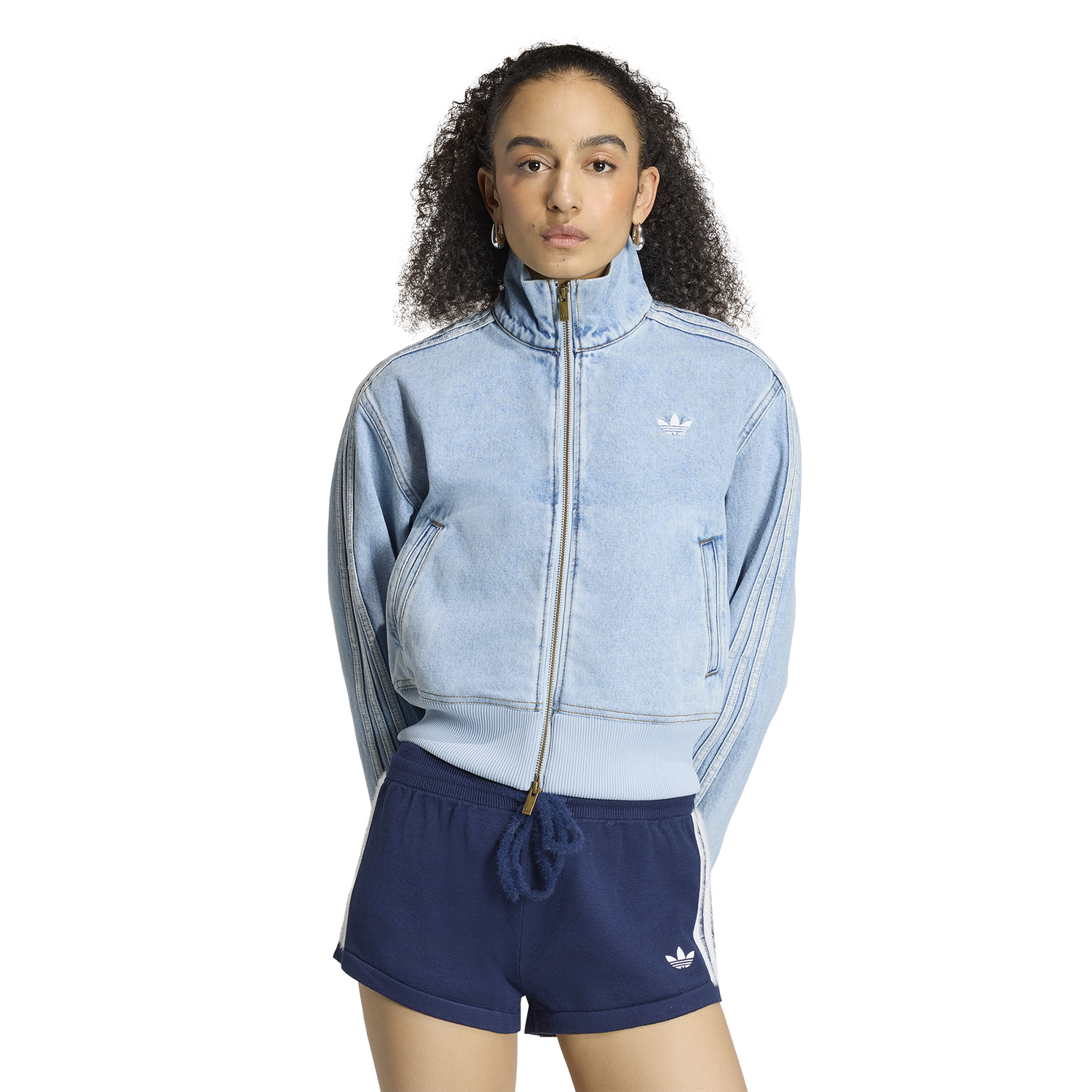 adidas FB Track Top Denim - Women's - Light Denim