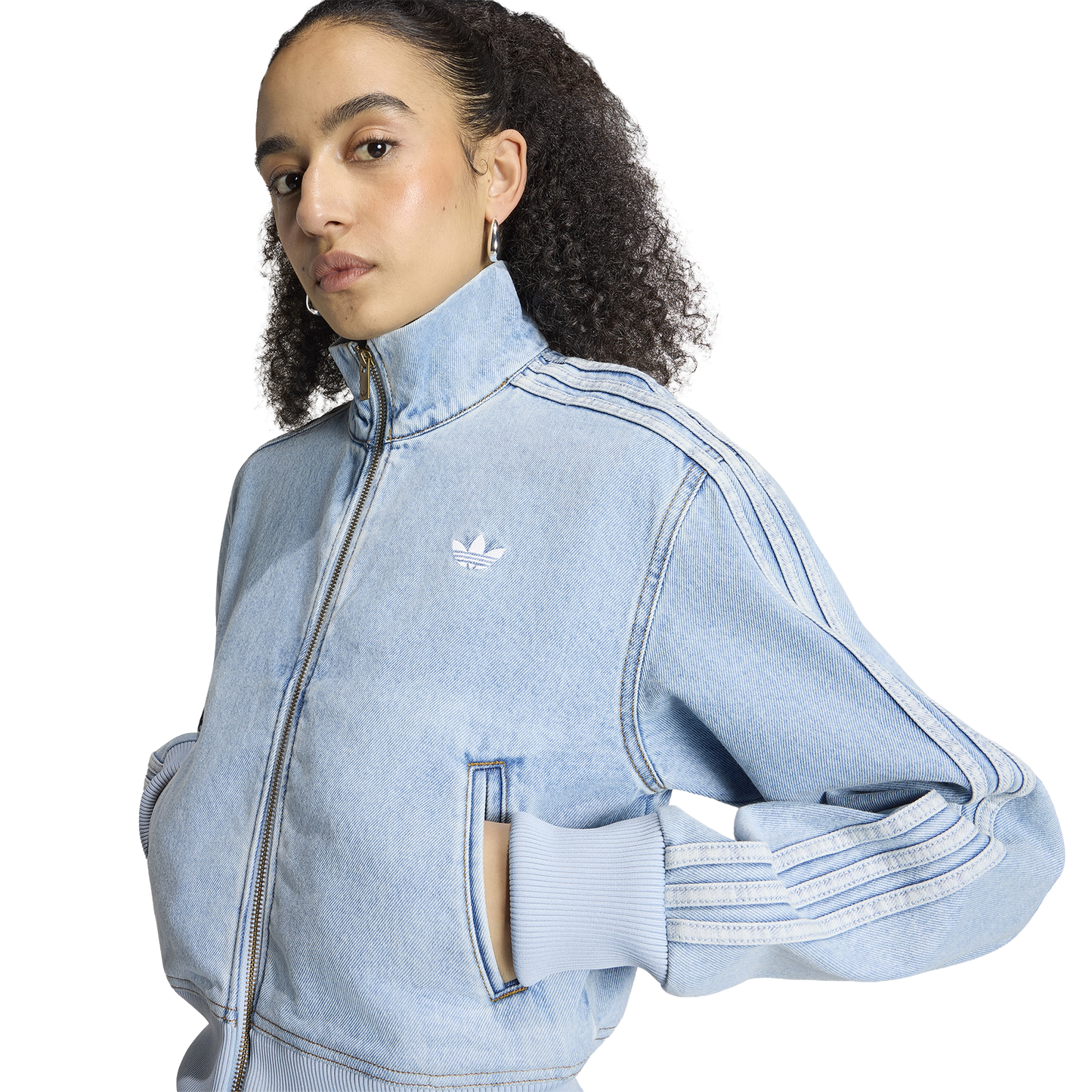 adidas FB Track Top Denim - Women's - Light Denim