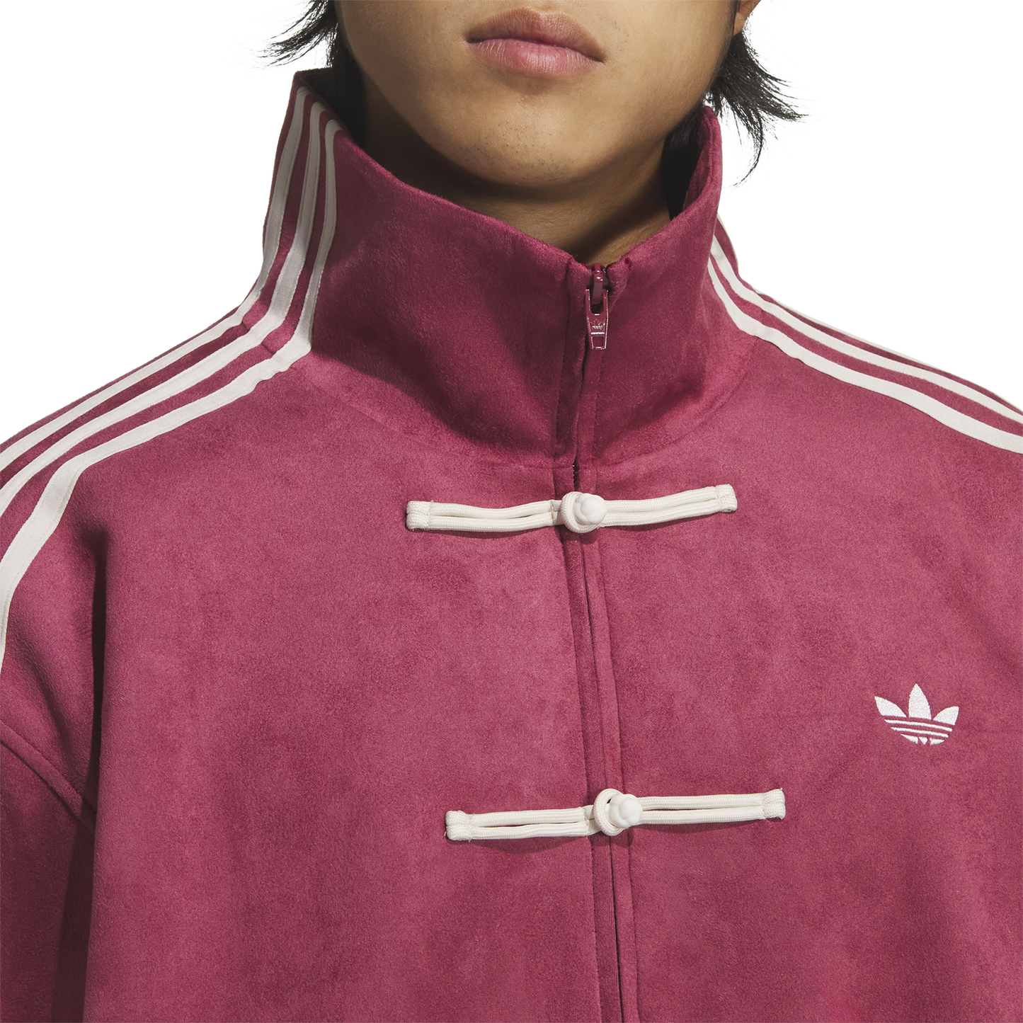adidas Chinese New Year Jacket - Men's - Collegiate Burgundy/White