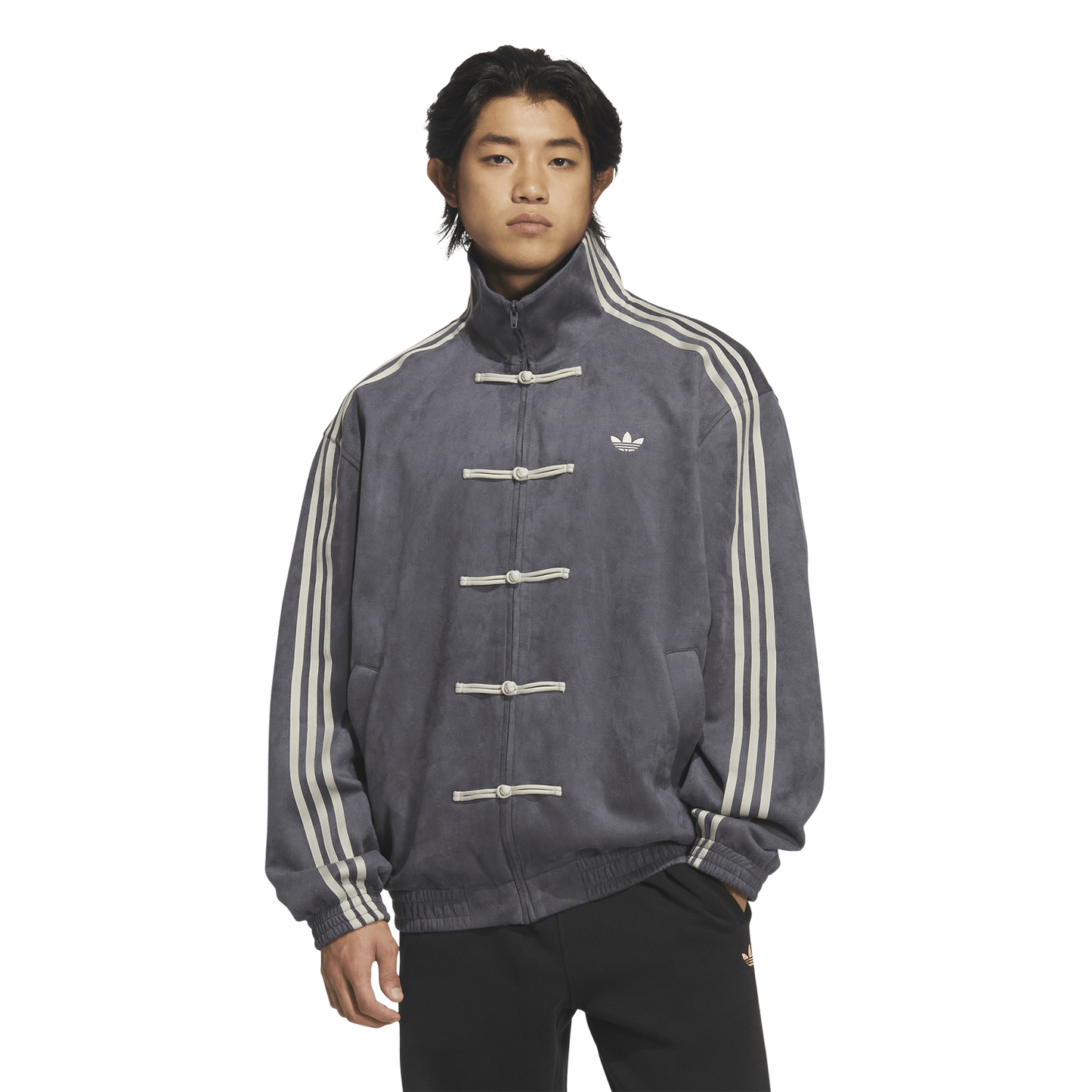 adidas Chinese New Year Jacket - Men's - Grey Six/White
