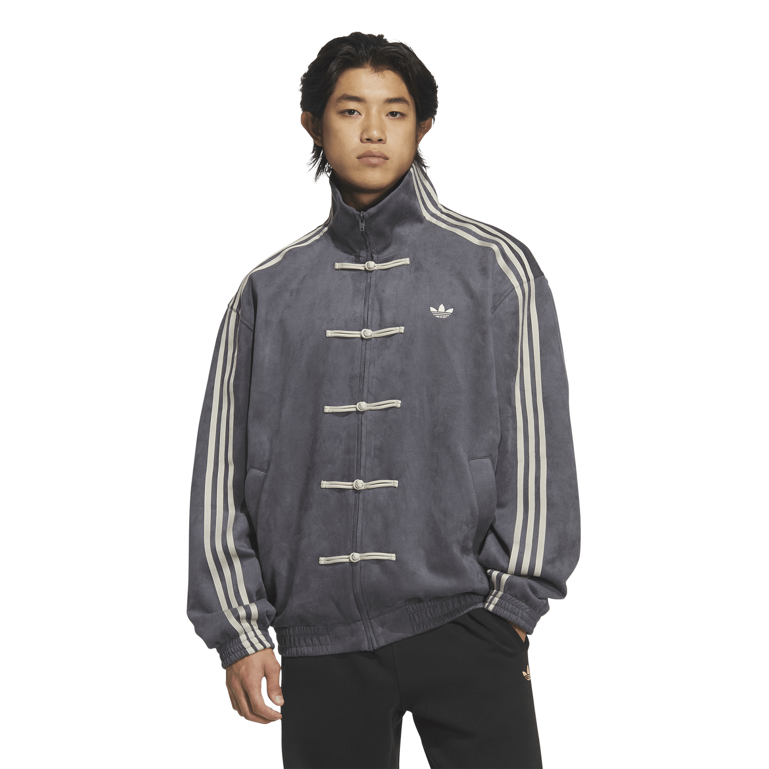 adidas Chinese New Year Jacket - Men's - Grey Six/White