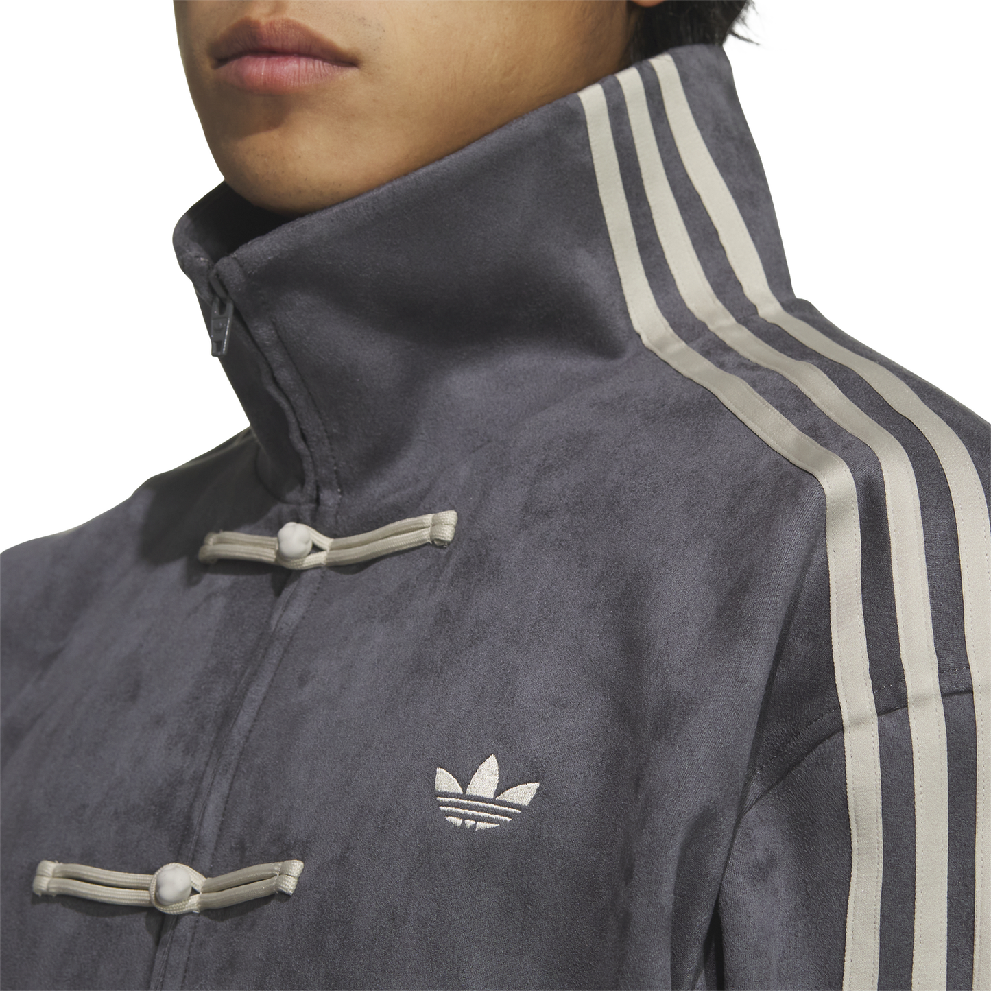 adidas Chinese New Year Jacket - Men's - Grey Six/White