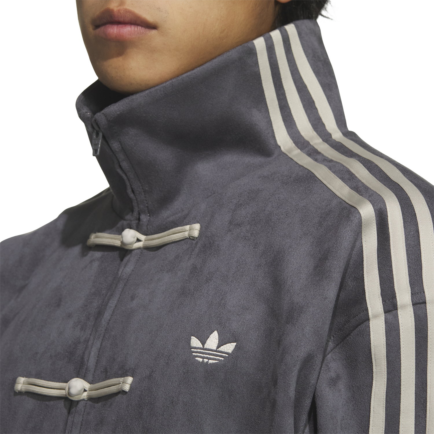 adidas Chinese New Year Jacket - Men's - Grey Six/White