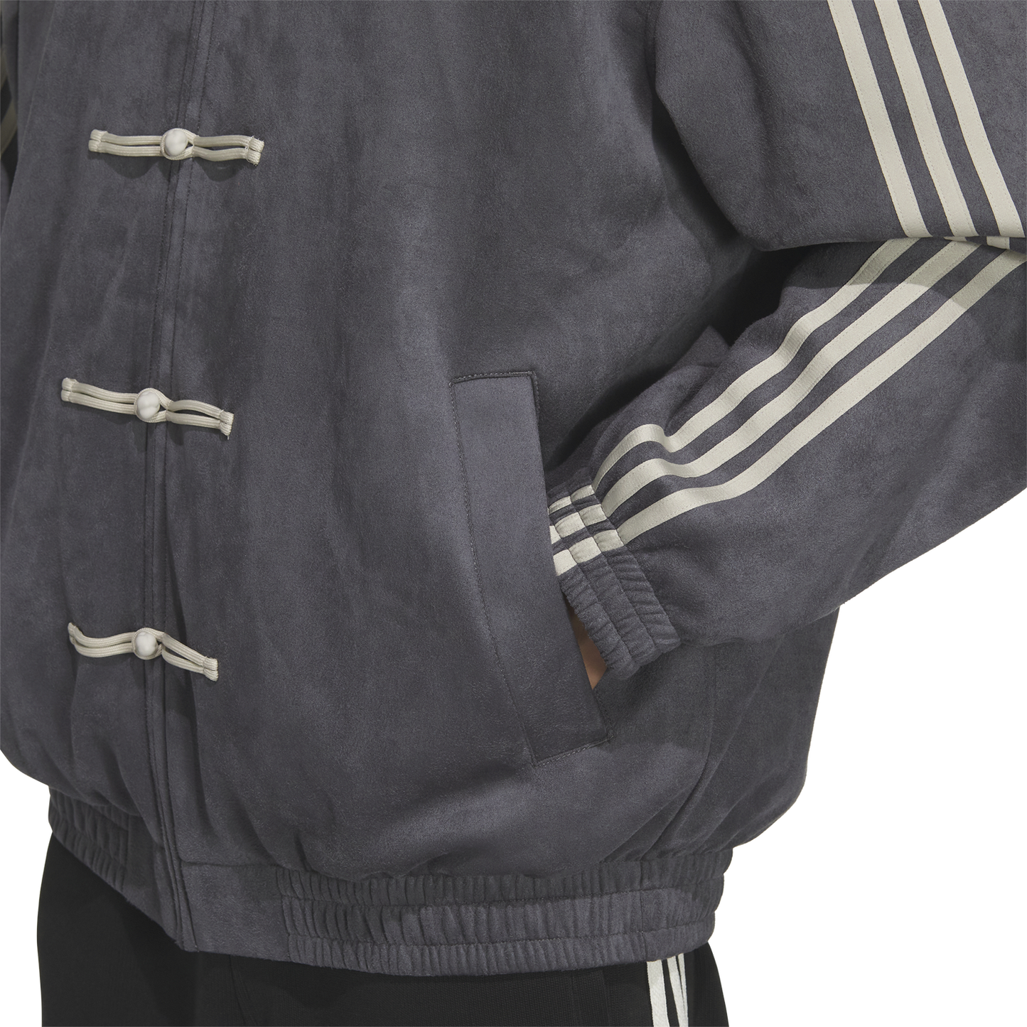 adidas Chinese New Year Jacket - Men's - Grey Six/White