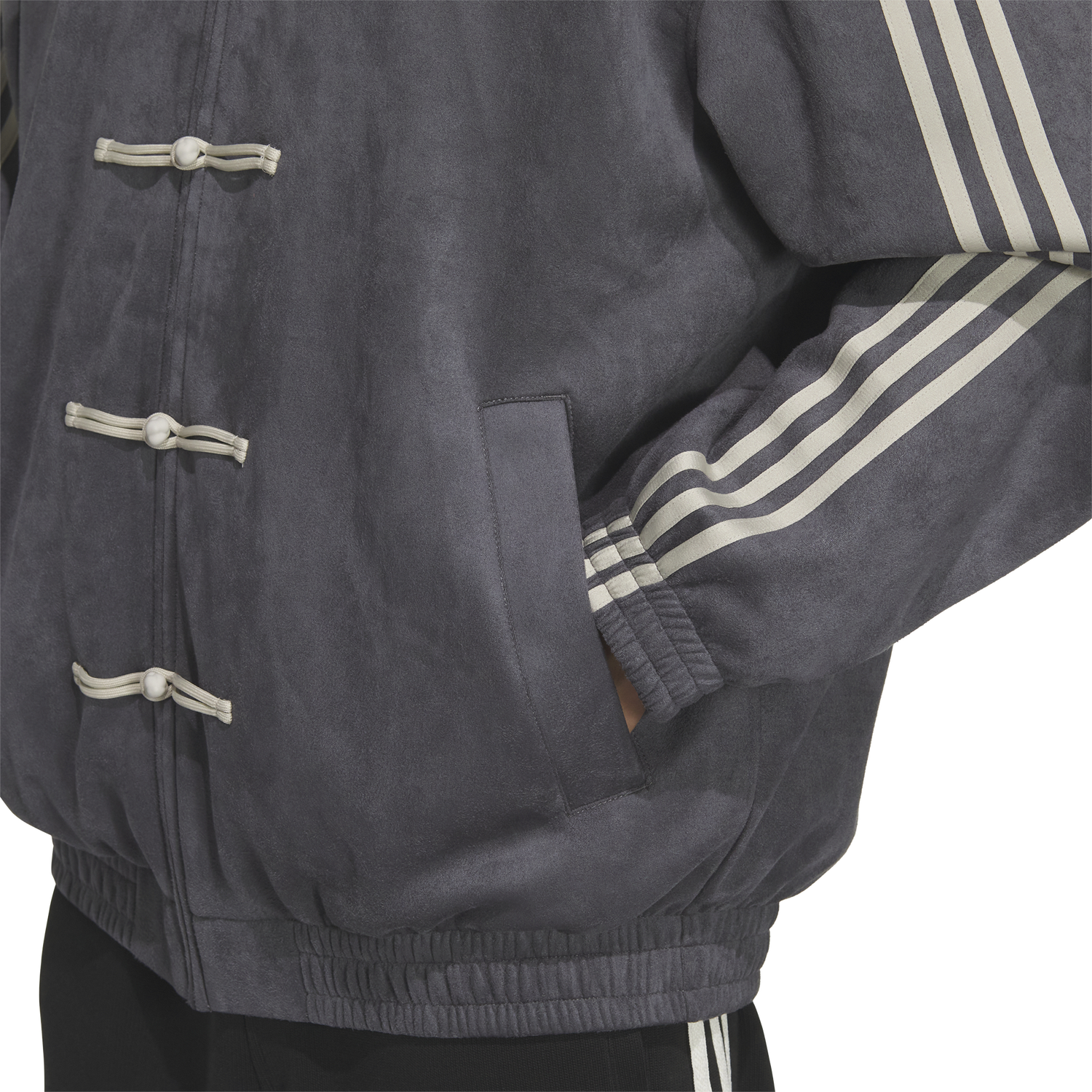 adidas Chinese New Year Jacket - Men's - Grey Six/White