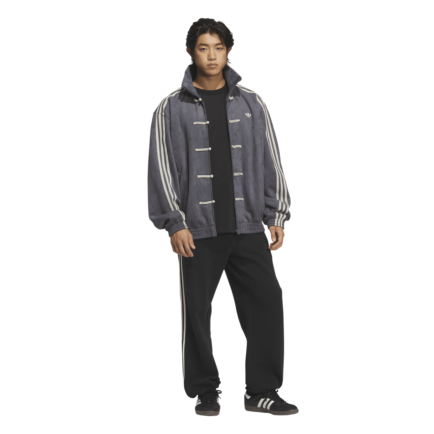 adidas Chinese New Year Jacket - Men's - Grey Six/White