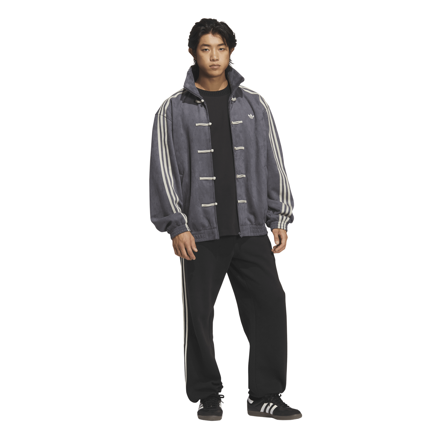adidas Chinese New Year Jacket - Men's - Grey Six/White