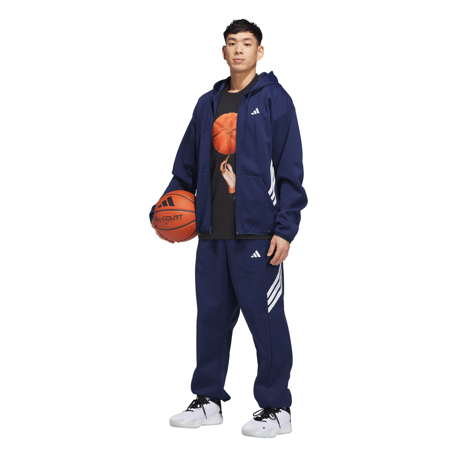 adidas Crazy Warm Fleece Pants - Men's - Team Navy Blue