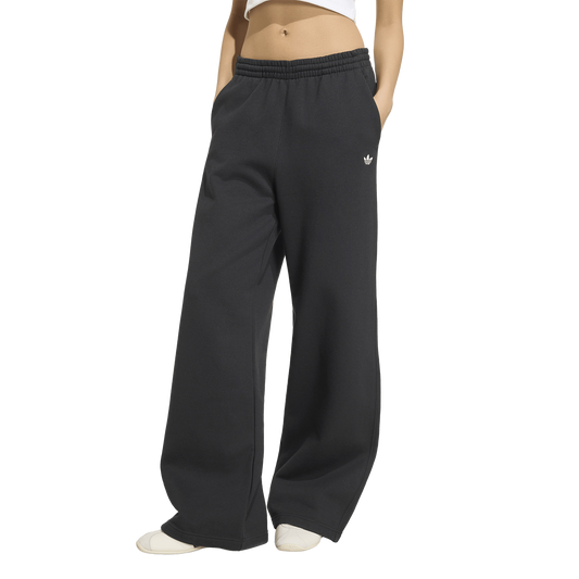 adidas Originals Trefoil Essentials Wide Leg Pants - Women's - Black