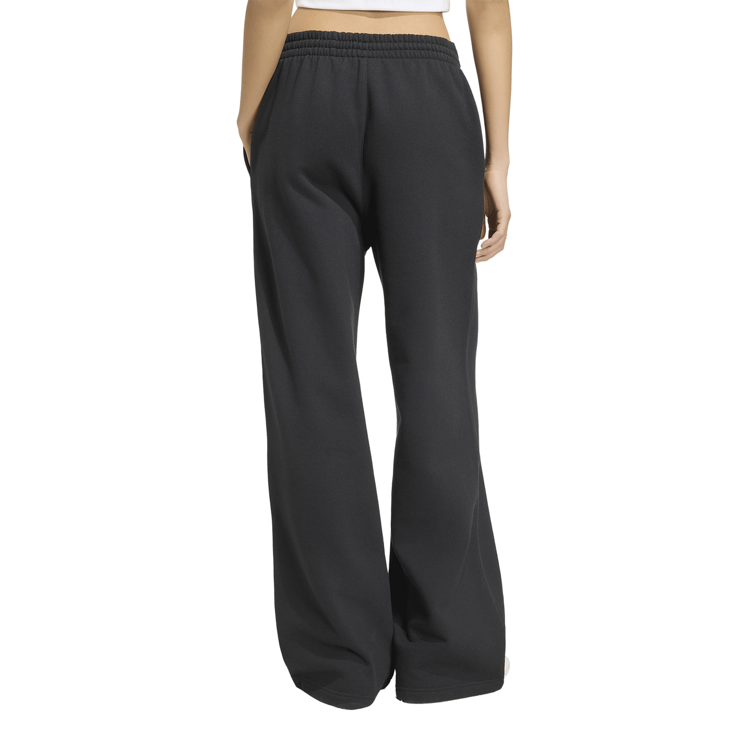 adidas Originals Trefoil Essentials Wide Leg Pants - Women's - Black