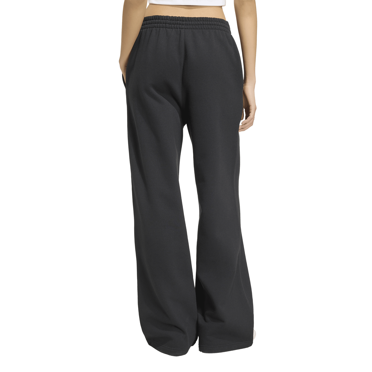 adidas Originals Trefoil Essentials Wide Leg Pants - Women's - Black