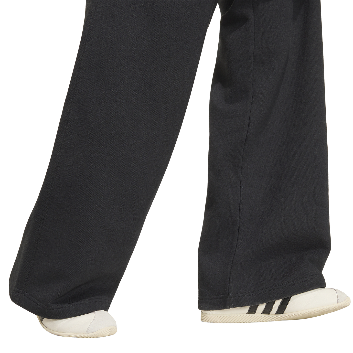 adidas Originals Trefoil Essentials Wide Leg Pants - Women's - Black