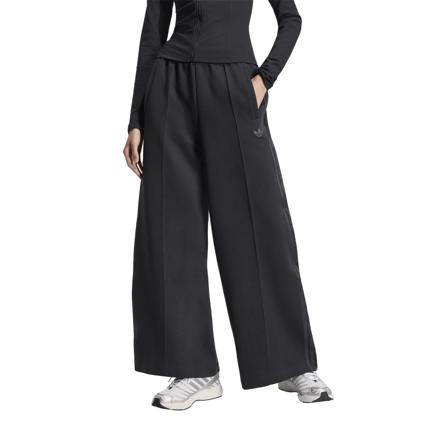 adidas Spacer Pants - Women's - Black/Black Reflective/Night Grey