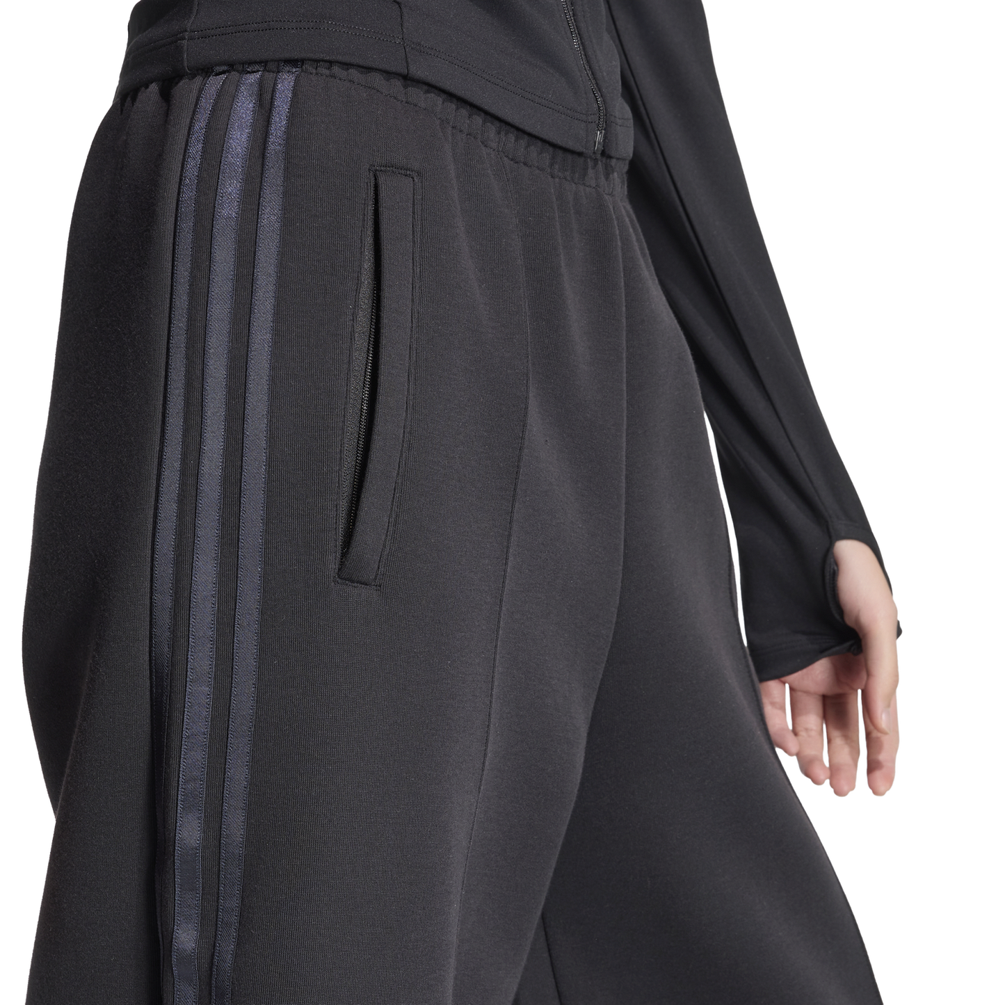 adidas Spacer Pants - Women's - Black/Black Reflective/Night Grey
