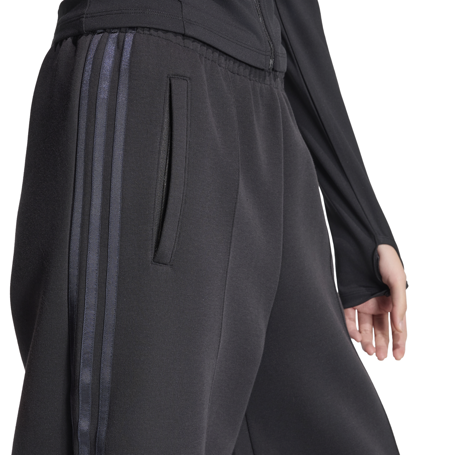 adidas Spacer Pants - Women's - Black/Black Reflective/Night Grey