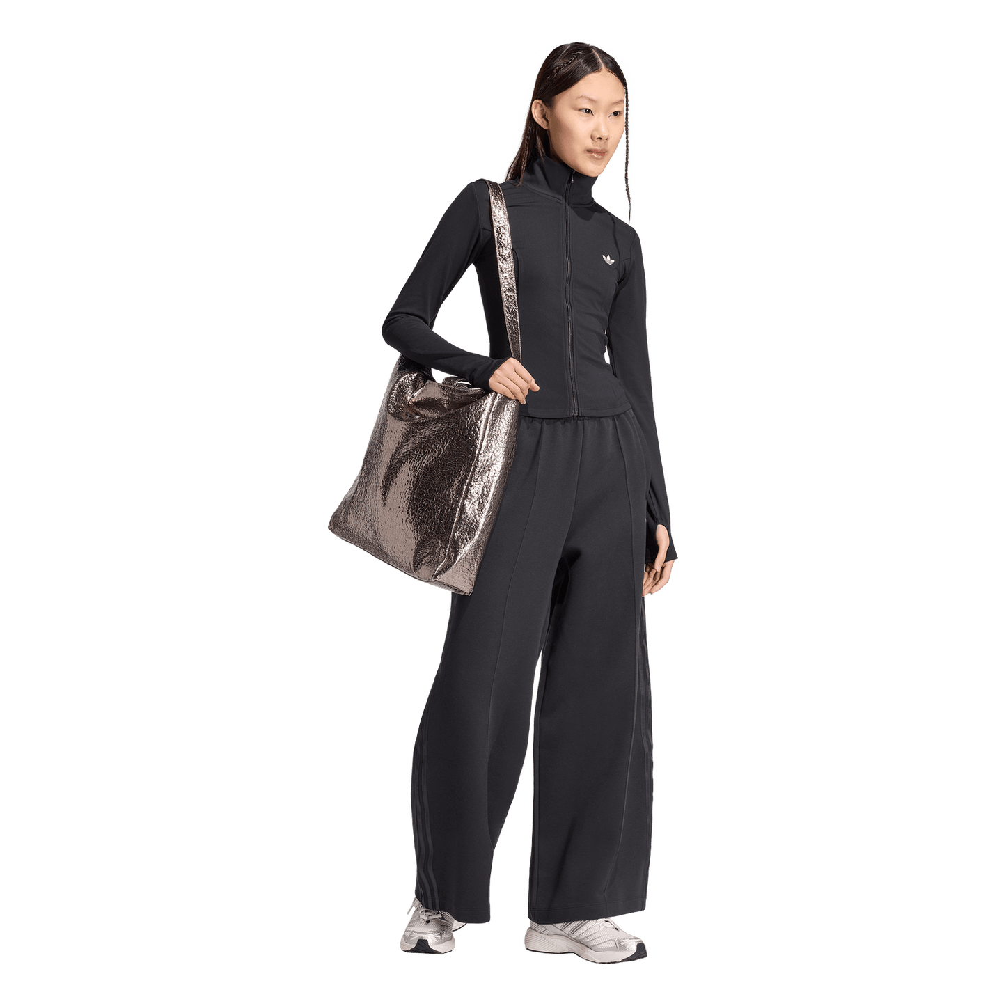 adidas Spacer Pants - Women's - Black/Black Reflective/Night Grey