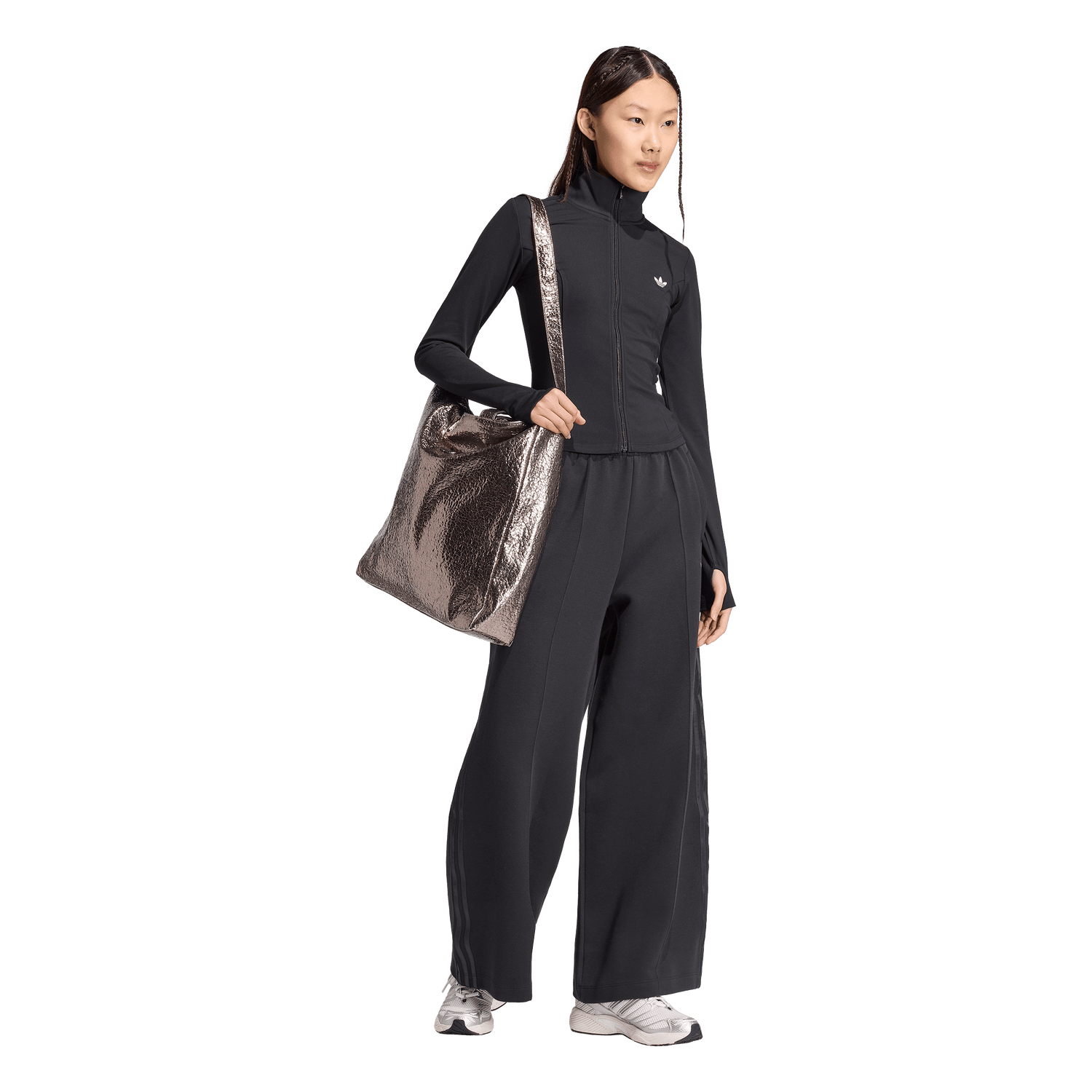 adidas Spacer Pants - Women's - Black/Black Reflective/Night Grey