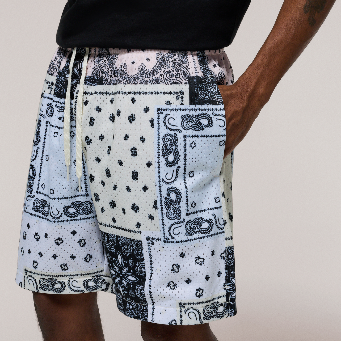 LCKR Brentwood Mesh Shorts - Men's - Patchwork/Paisley