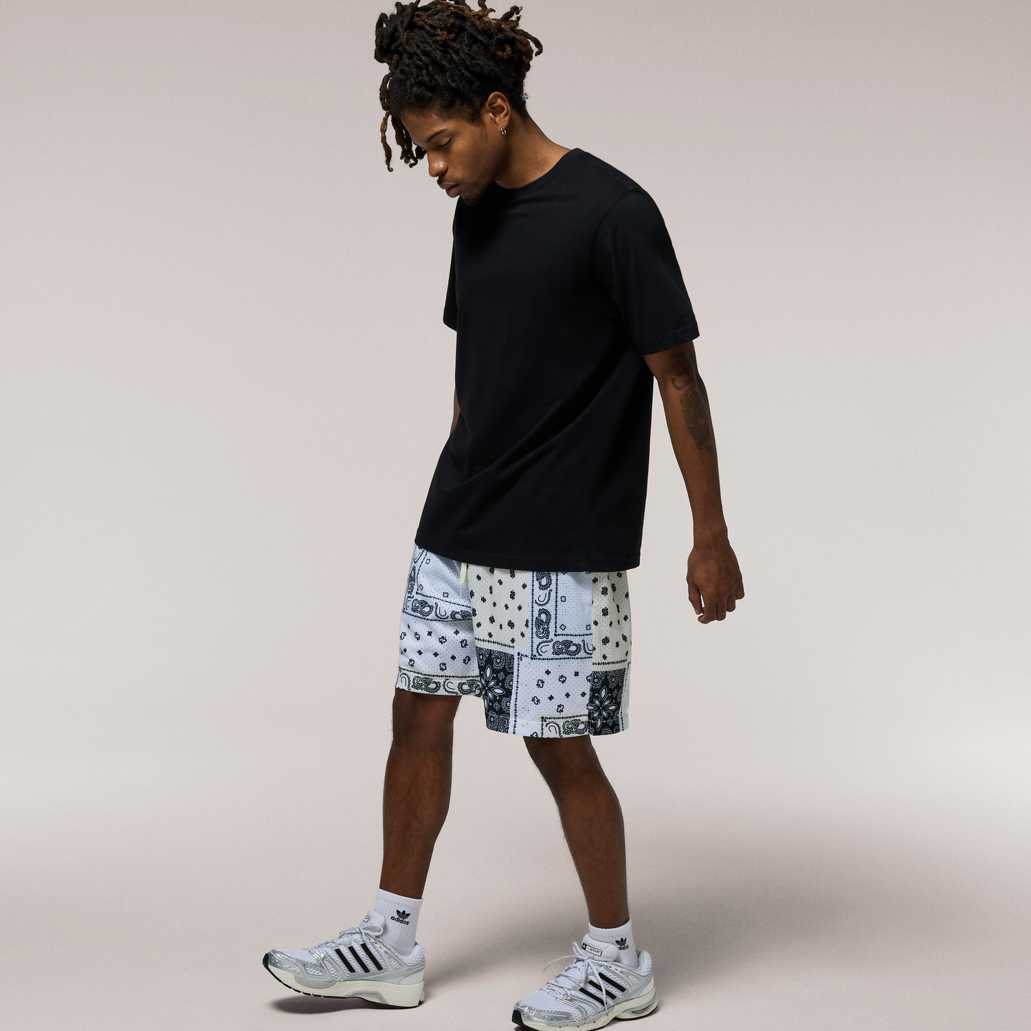 LCKR Brentwood Mesh Shorts - Men's - Patchwork/Paisley