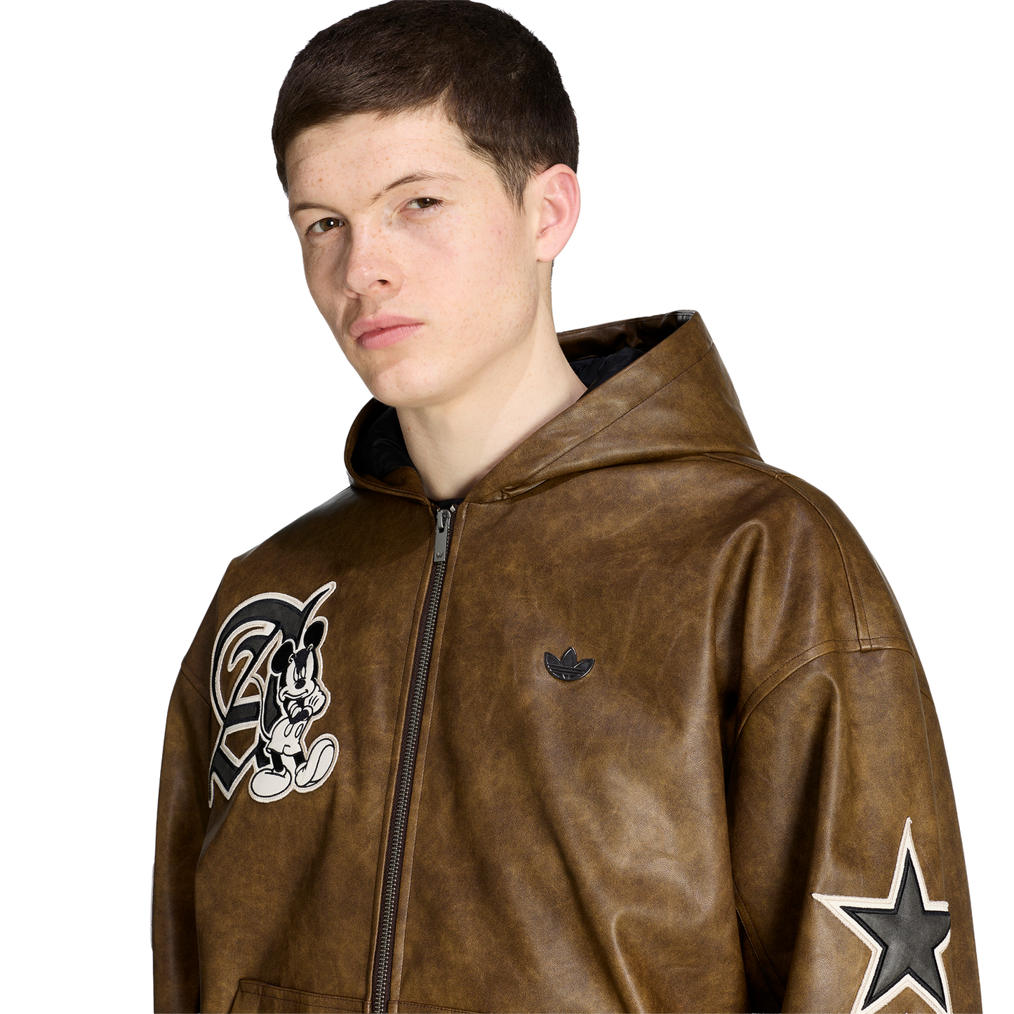 adidas Originals x Disney Mickey Mouse Jacket - Men's - Aurora Coffee