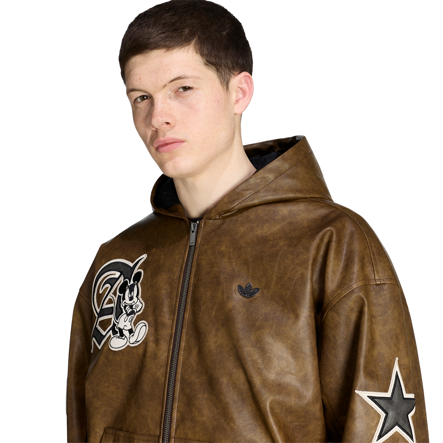 adidas Originals x Disney Mickey Mouse Jacket - Men's - Aurora Coffee
