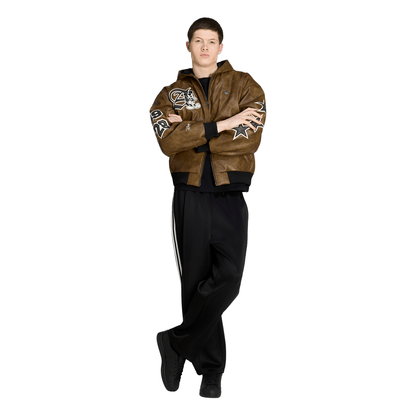adidas Originals x Disney Mickey Mouse Jacket - Men's - Aurora Coffee