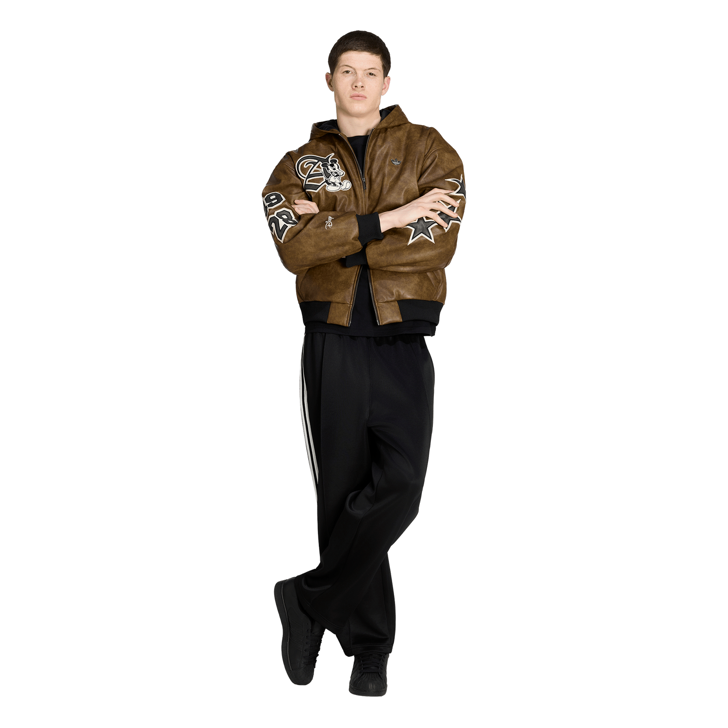 adidas Originals x Disney Mickey Mouse Jacket - Men's - Aurora Coffee