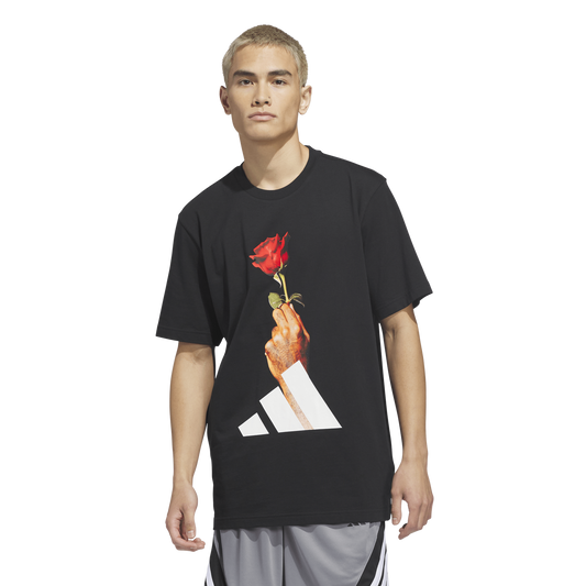 adidas D Rose Graphic T-Shirt - Men's - Red/Black