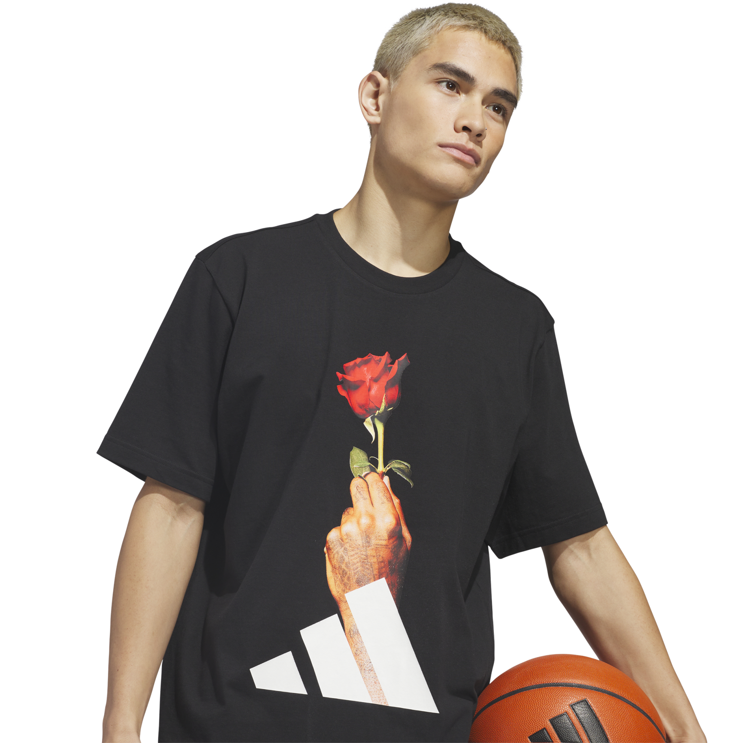 adidas D Rose Graphic T-Shirt - Men's - Red/Black