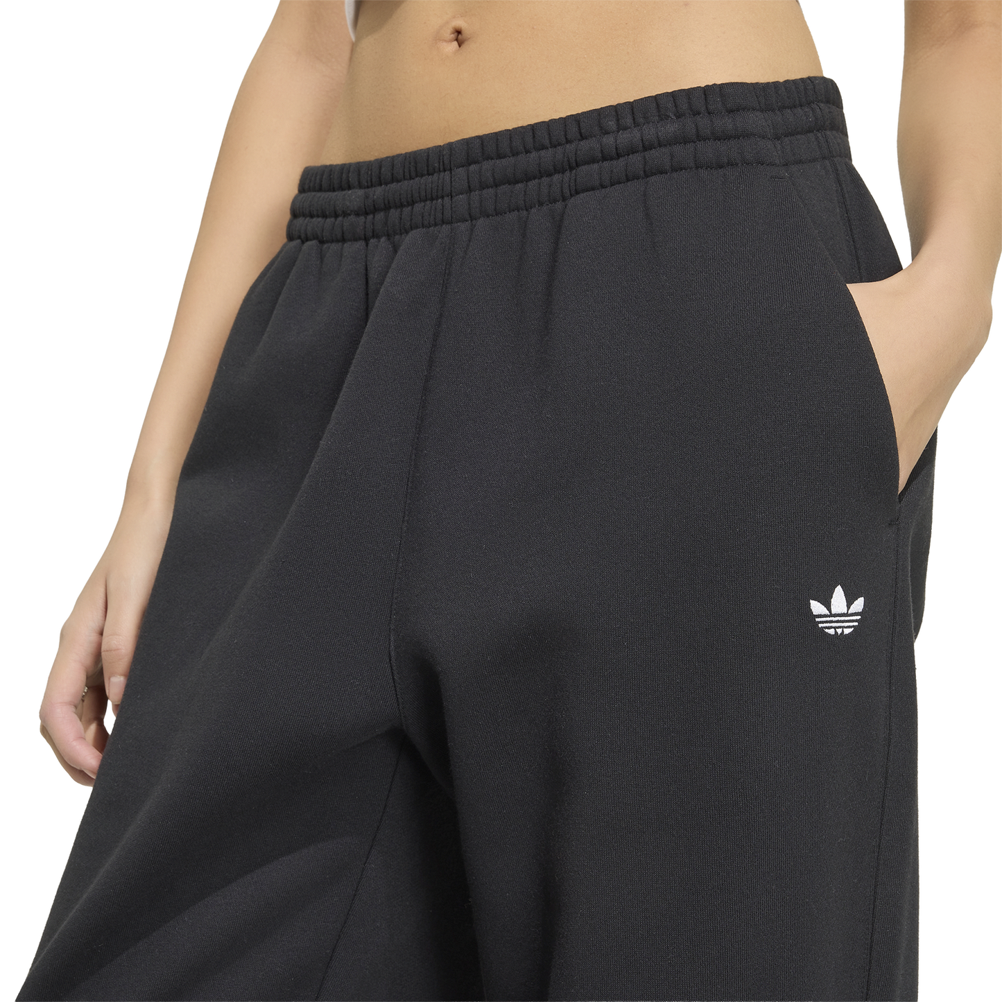 adidas Originals Essentials Loose Fleece Joggers - Women's - Black