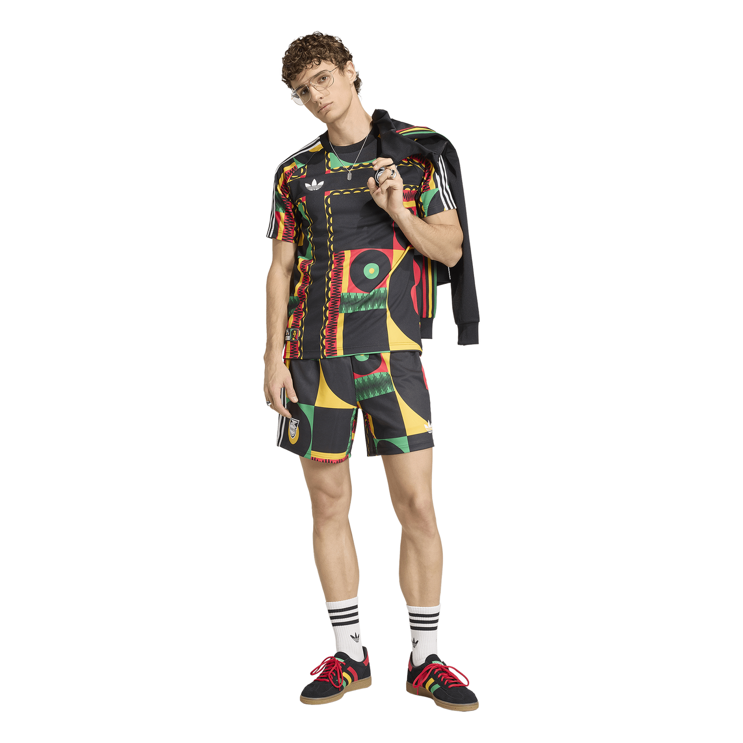 adidas Jamaica Originals T-Shirt - Men's - Multi