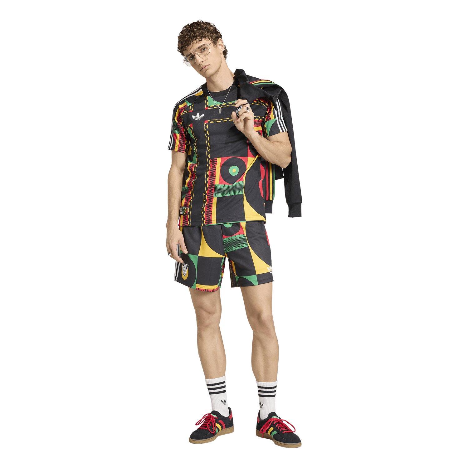 adidas Jamaica Originals T-Shirt - Men's - Multi