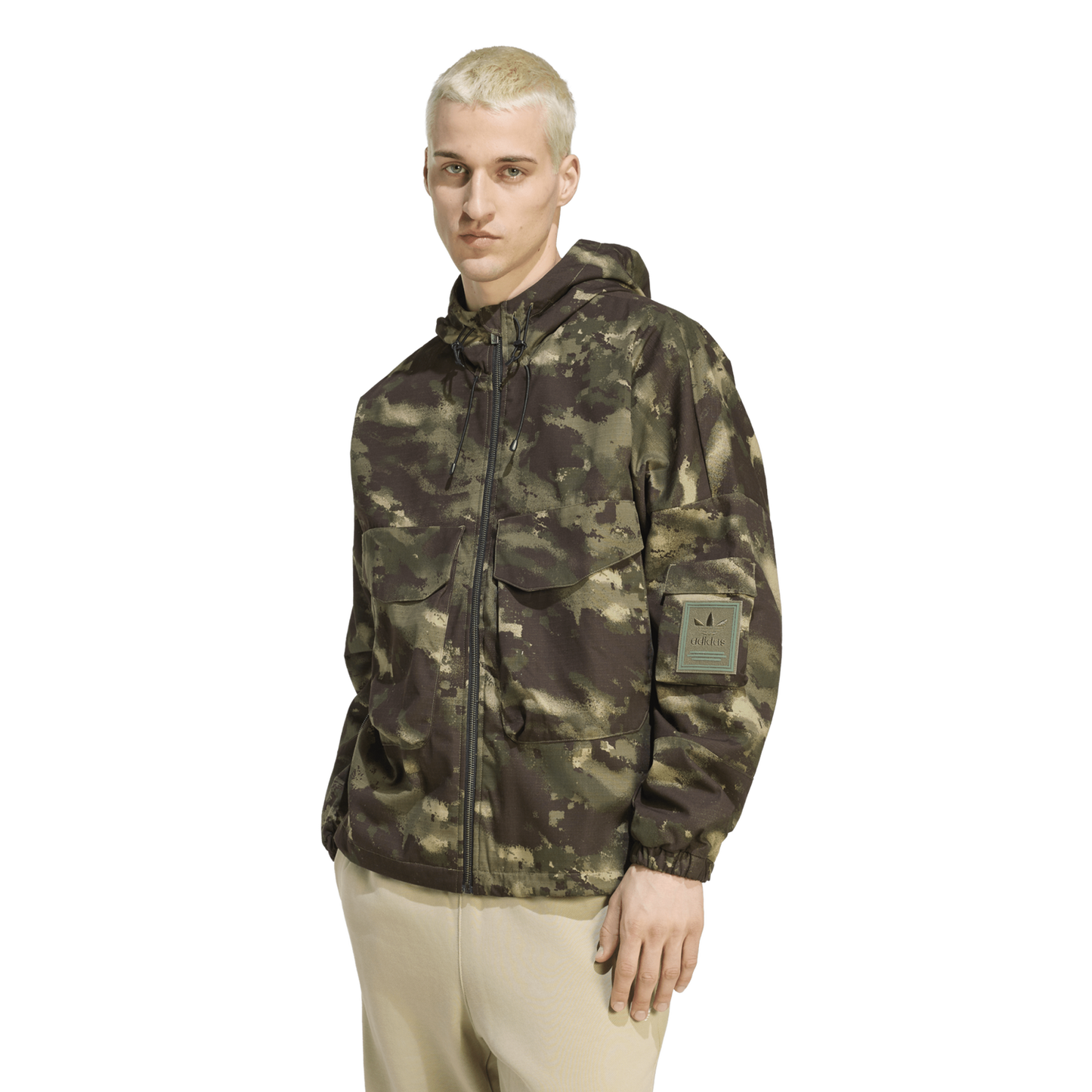 adidas Originals Camo Jacket - Men's - Olive Strata
