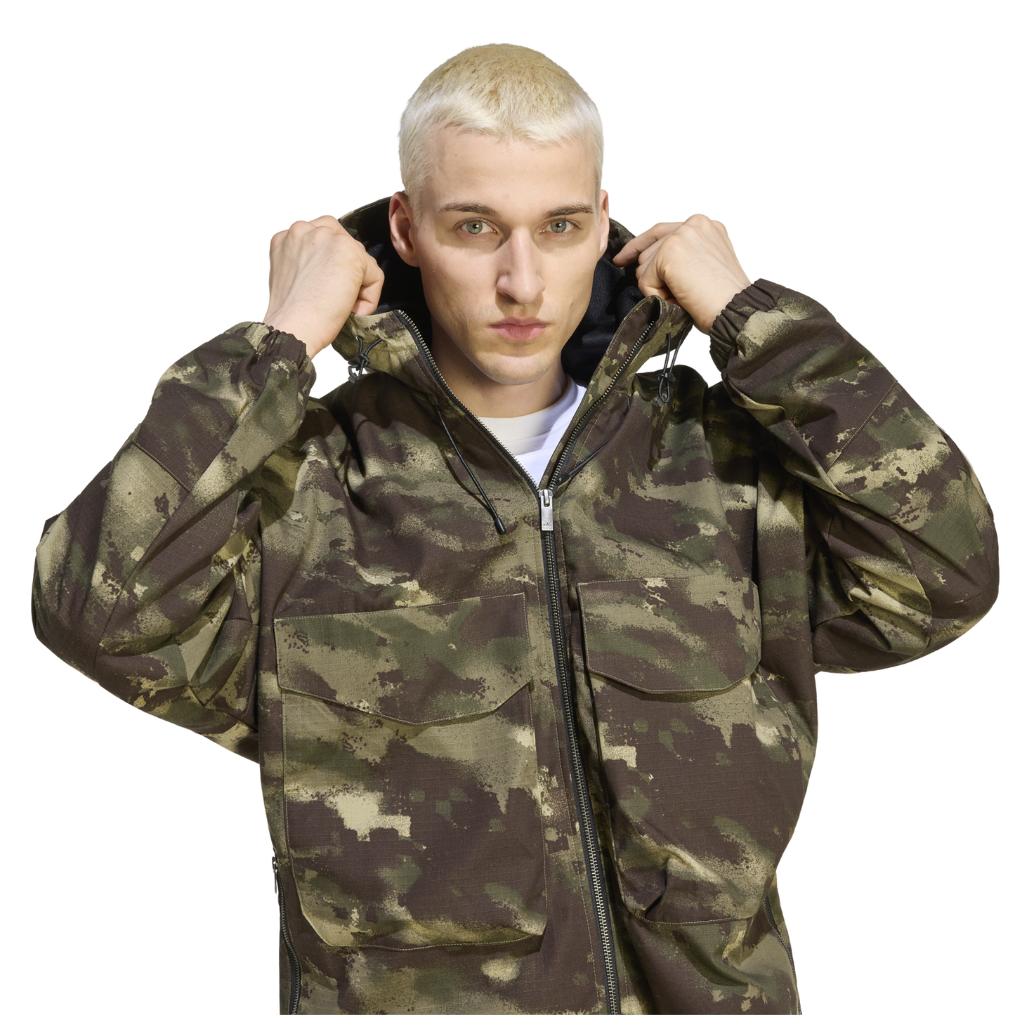 adidas Originals Camo Jacket - Men's - Olive Strata